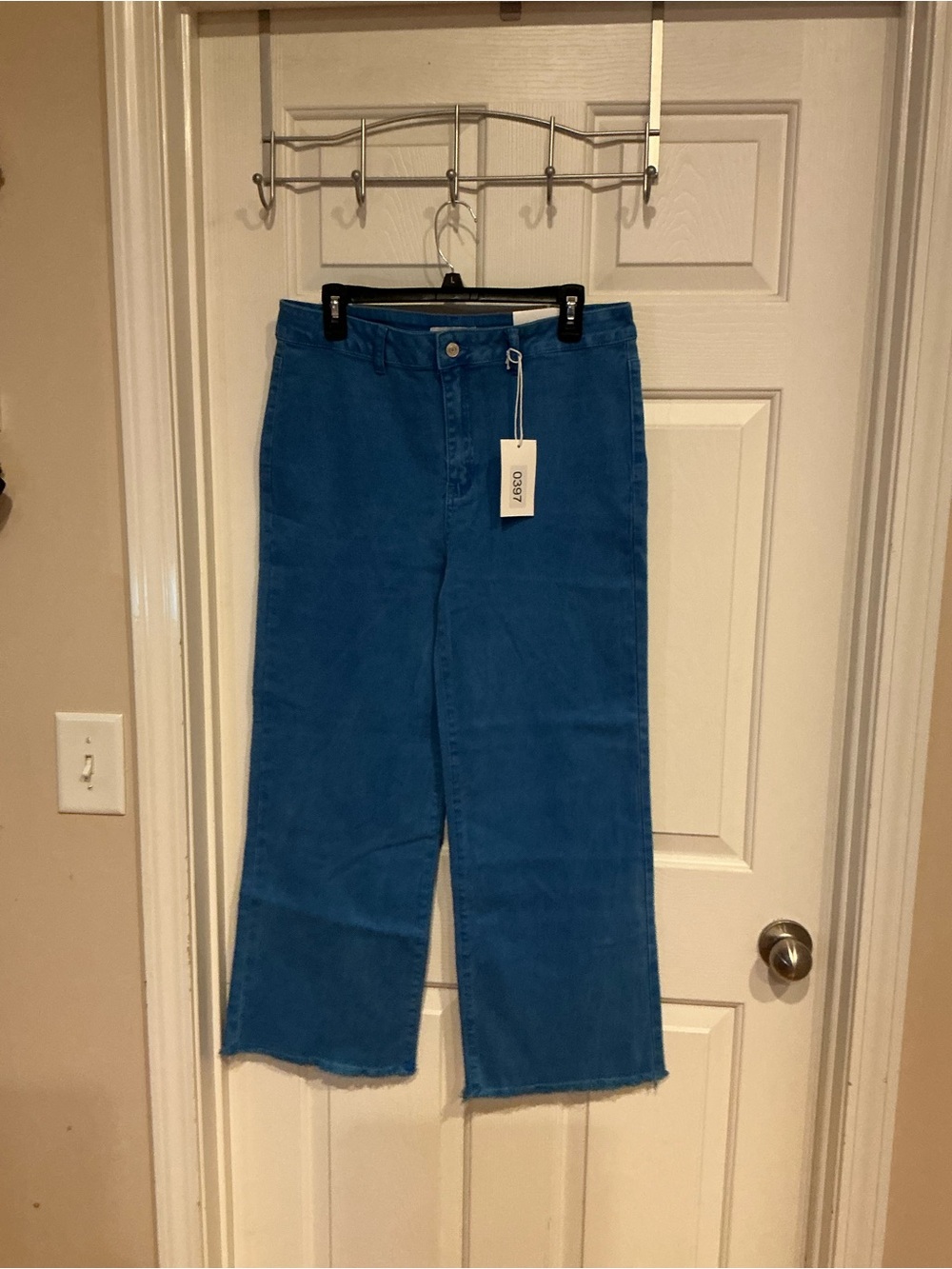 Blue High-Rise Wide-Leg Women’s Jeans